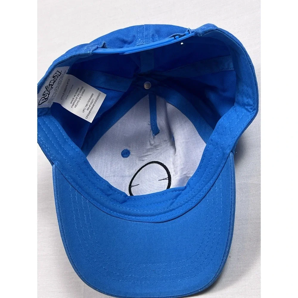 Pokémon Kids Hat  Adjustable Blue Cap with Poké Ball Logo Official Nintendo 2023